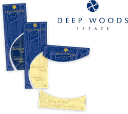 Deep Woods Estate - identity & packaging design; 1998