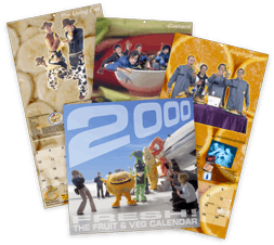 Fresh! - calendar design; 1999