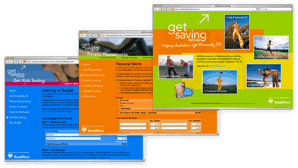 GetSaving.com.au - web site design; 2006-07