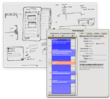 Time Notepad Concept - interaction & visual design; 2007