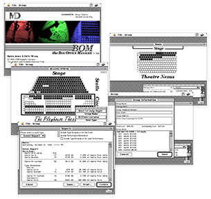 The Box Office Manager - software user interface design, 1990-95