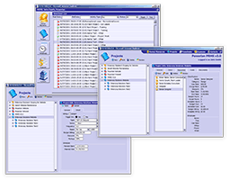 Powerlan PRMS v3.0 - user interface design, 2001